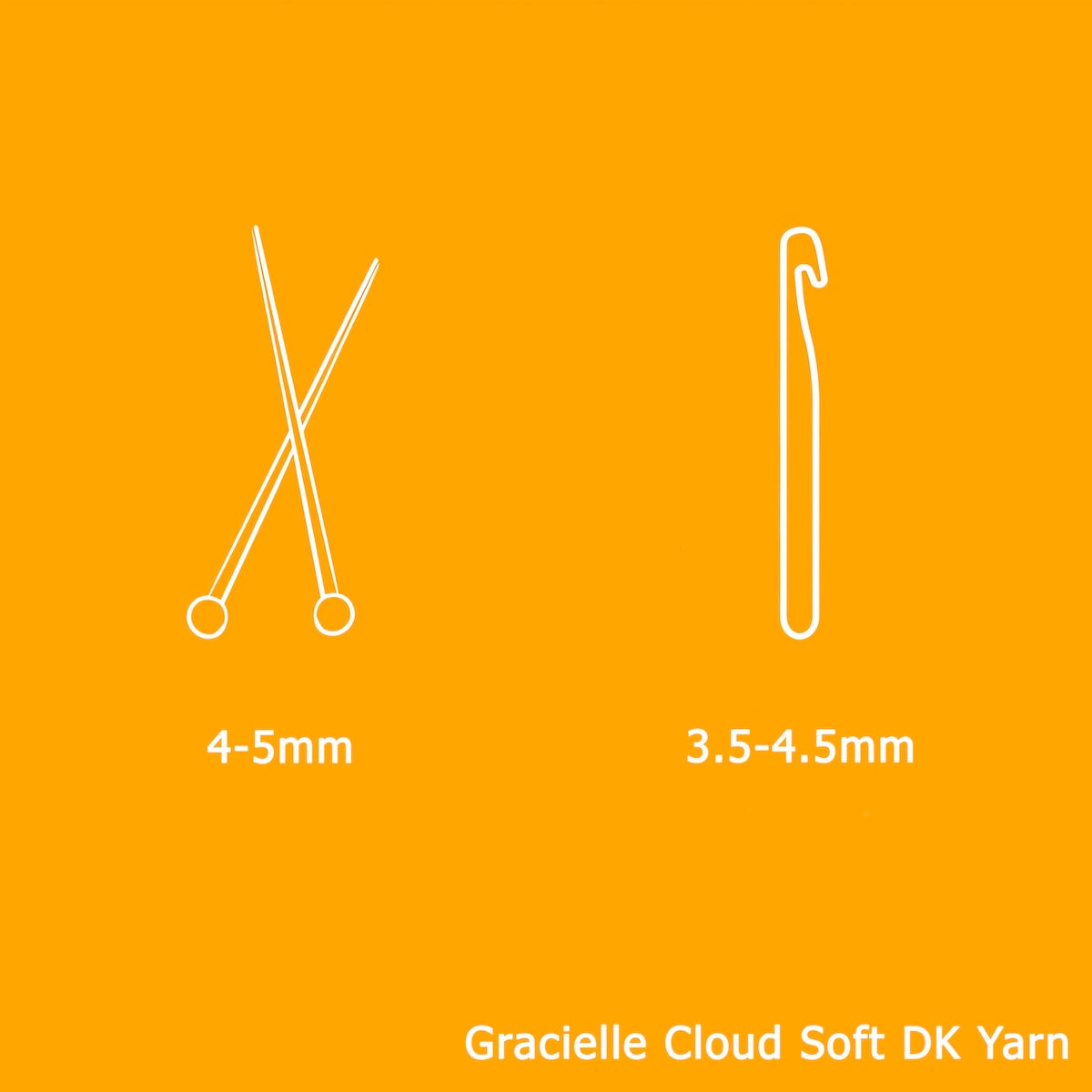 Cloud Soft Gradient Ombre Knitting and Crochet Yarn - DK to Light Worsted, 100g