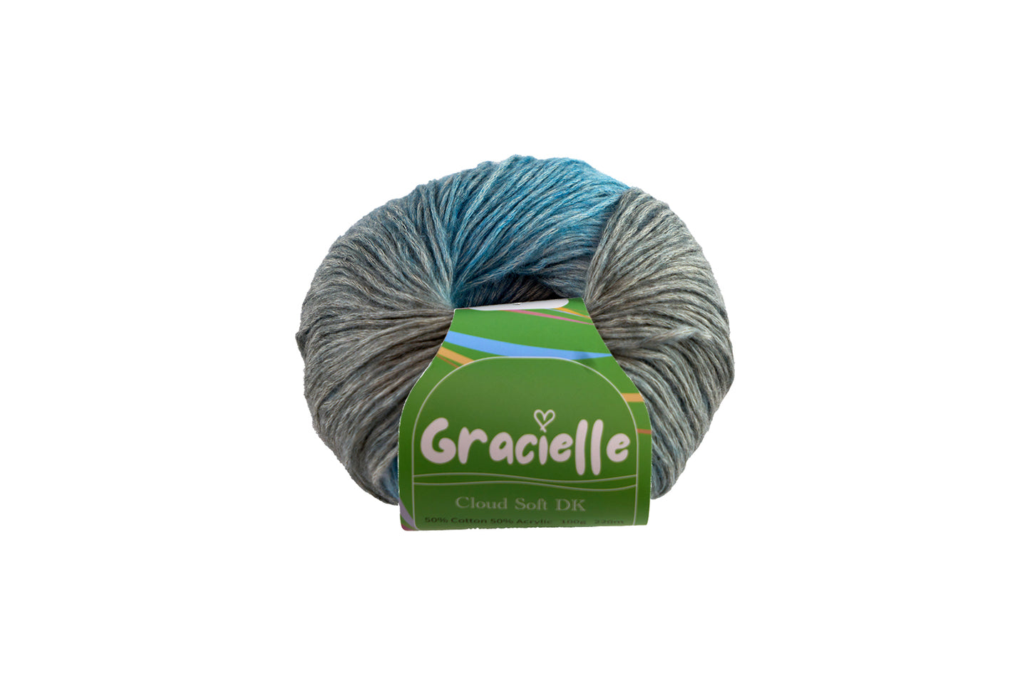 Cloud Soft Gradient Ombre Knitting and Crochet Yarn - DK to Light Worsted, 100g